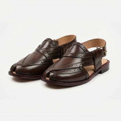 Casual Leather Sandal(S 319)
