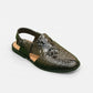 Alligator Brown Sandal (S 318)